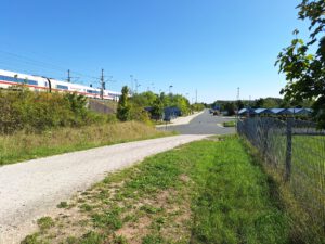 Regionalbahnhof Allersberg an der Schnellfahrstrecke Nürnberg - Ingolstadt.